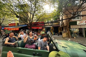 Hanoi Army Jeep Tour with Food and Culture Sightseeing