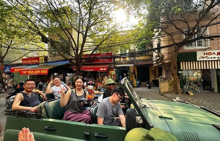 Hanoi Army Jeep Tour with Cultural Insights and Local Cuisine