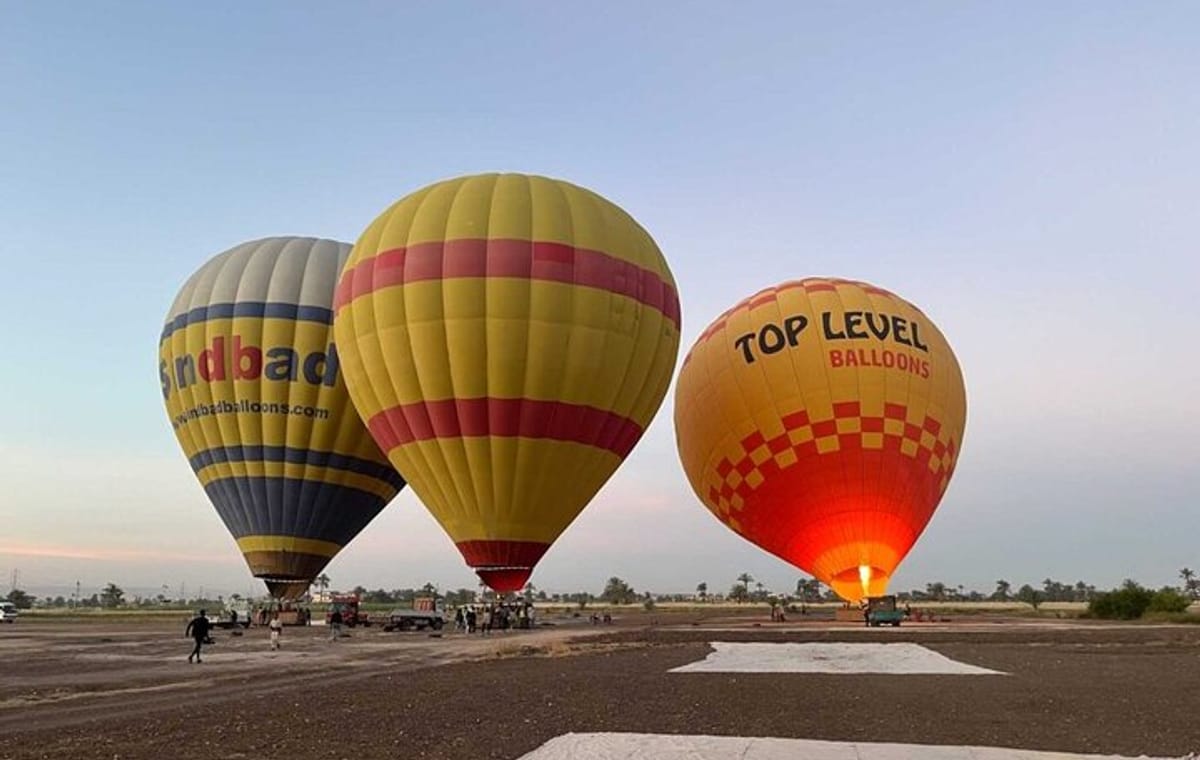 Hot Air Balloon Riding in Luxor with Hotel Pickup & Drop-off