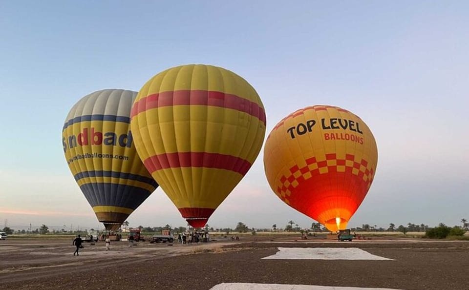 Hot Air Balloon Ride Over Luxor with Hotel Pickup and Drop-off