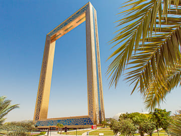 Dubai Frame Tour and Dhow Dinner Cruise in Dubai