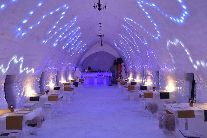 Ice Hotel at Balea Lake, Romania