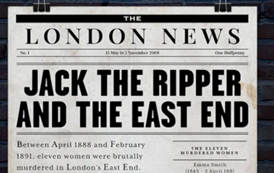 East London Immersive Jack the Ripper Guided Walking Tour
