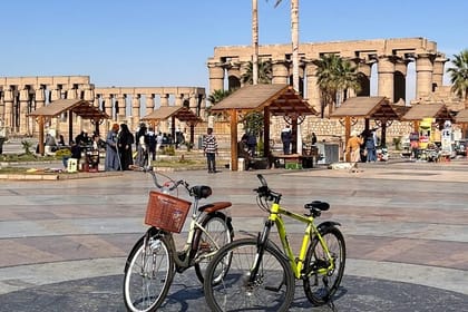East Luxor Guided Bike Experience with Drinks & Photos