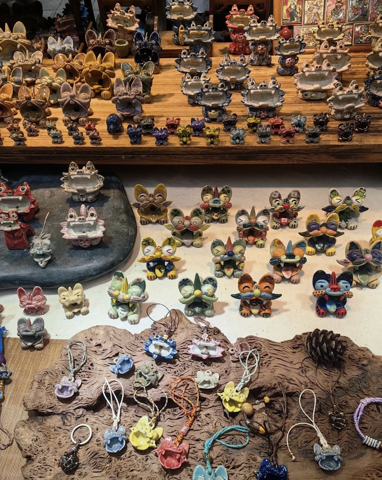 Tile cat finished product display