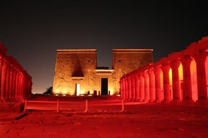 Sound and Light Show at Philae Temple in Aswan
