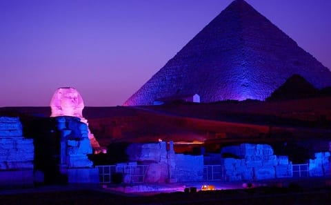 Private Sound and Light Show at the Giza Pyramids