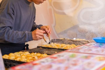 (1 Group Only) Osaka Dotonbori Food Tour Wagyu & Ramen Takoyaki