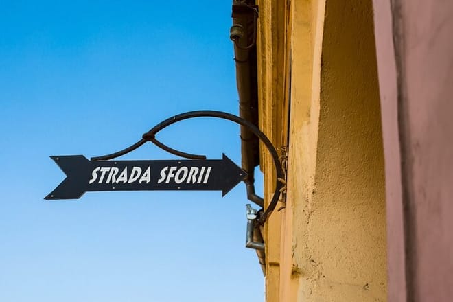 Strada Sforii in Brasov