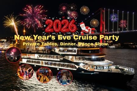 New Year’s Eve Dinner Cruise Party on the Bosphorus in Istanbul