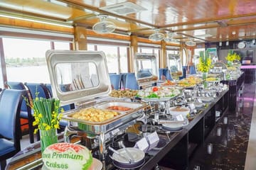 Alova Premium Cruise 1 Day Halong Bay, Buffet Lunch & Kayaking