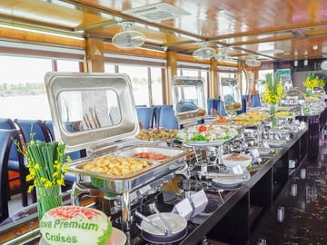Alova Premium Cruise 1 Day Halong Bay, Buffet Lunch & Kayaking