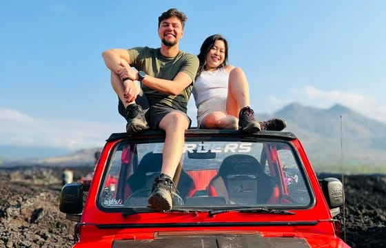 Mount Batur: Sunrise Jeep Tour & Natural Hot Spring