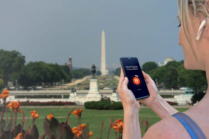 Washington: Audio Guided Walking Tour (3:20 – 18 audio commentaries)