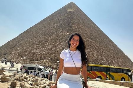Pyramids of Giza Necropolis with Entry Ticket inside the Pyramid