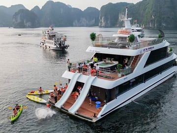 Cat Ba: Spectacular Lan Ha Bay Sunset on D’Charme Luxury Cruise