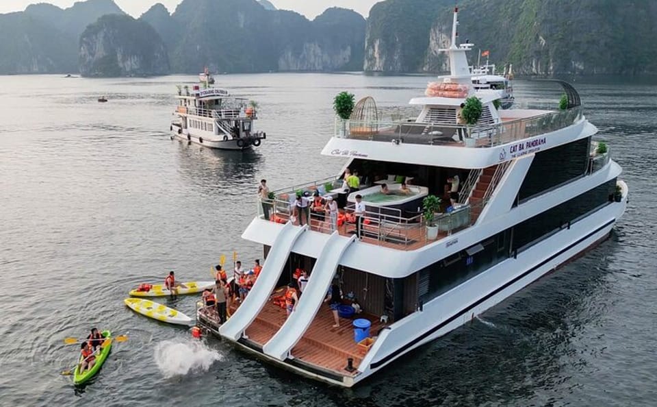 Cat Ba: Spectacular Lan Ha Bay Sunset on D’Charme Luxury Cruise