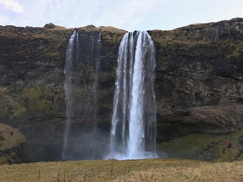 Seljalandsfoss seen from the road