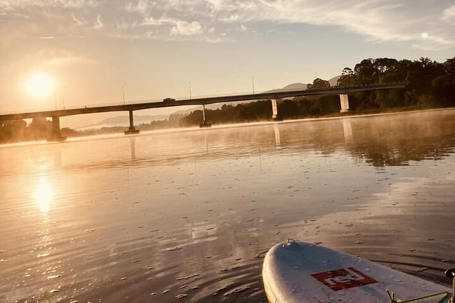 SUP Sun Experience — Abfahrt auf dem Rio Lima ab Ponte de Lima – image 15