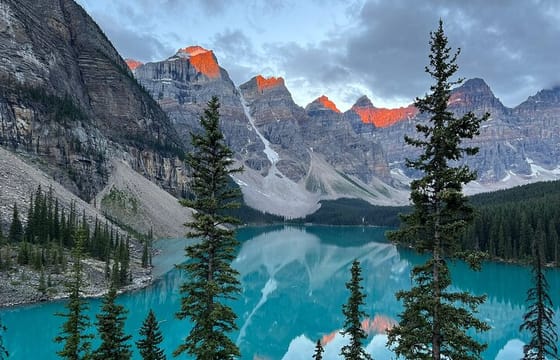 Moraine Lake, Lake Louise,Johnston Canyon&Banff Town from Canmore