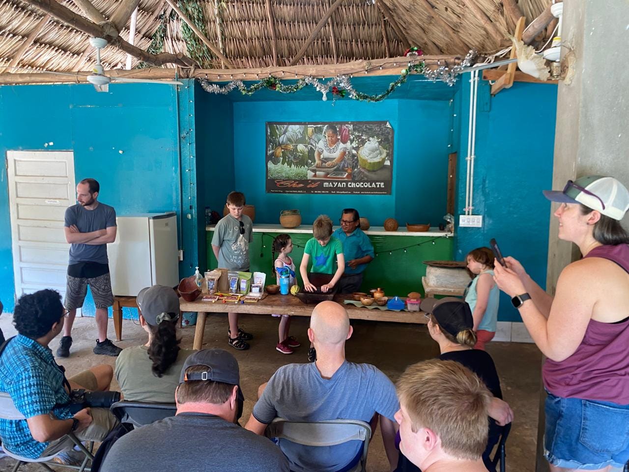 Kids, families and any one can enjoy learning from this Maya family