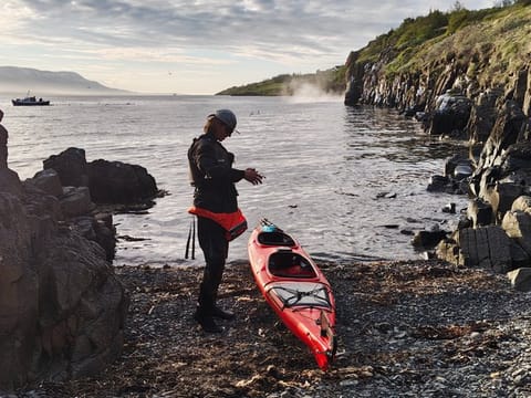 Akureyri Tandem Kayak Tour and Geothermal Waterfall, photo 4