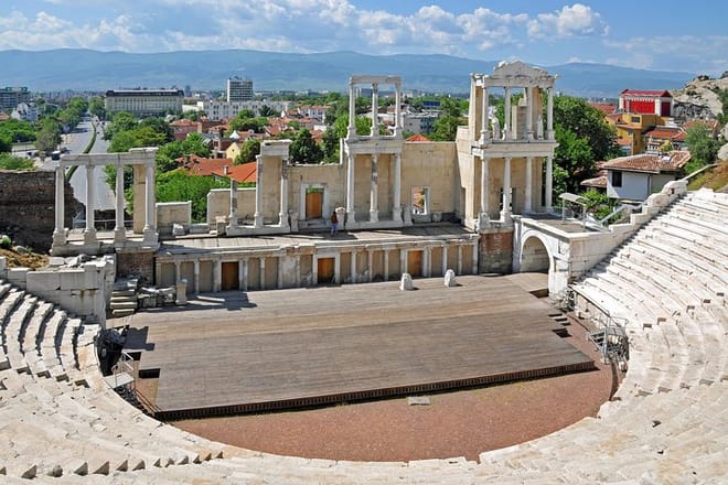 The Roman theater in Plovdiv