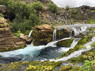 Small rapids at Gjáin