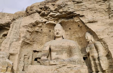 Datong tour of Hanging Temples, Yungang Grottoes, and Pagoda