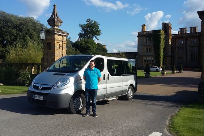 One of our guides with his minibus