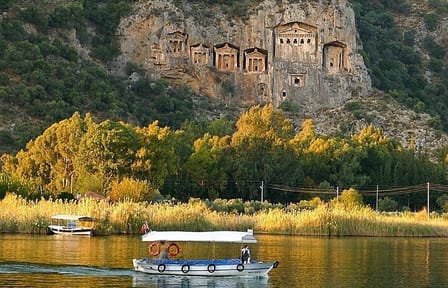 Turtle Beach Boat Tour & Mud Bath & Thermal Pool in Marmaris