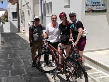 Heritage and Culinary Bike Tour in Chora, Greece