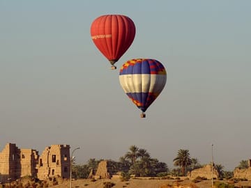 Luxor`s Hot-air balloon Karnak, Hatshepsut, Madinat Habu Temples