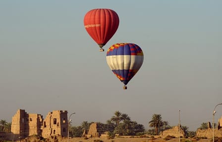 Luxor`s Hot-air balloon Karnak, Hatshepsut, Madinat Habu Temples