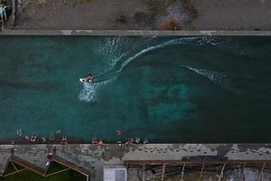 Private wakeboarding or waterskiing trip in Reykjanes geothermal water pool in Westfjords