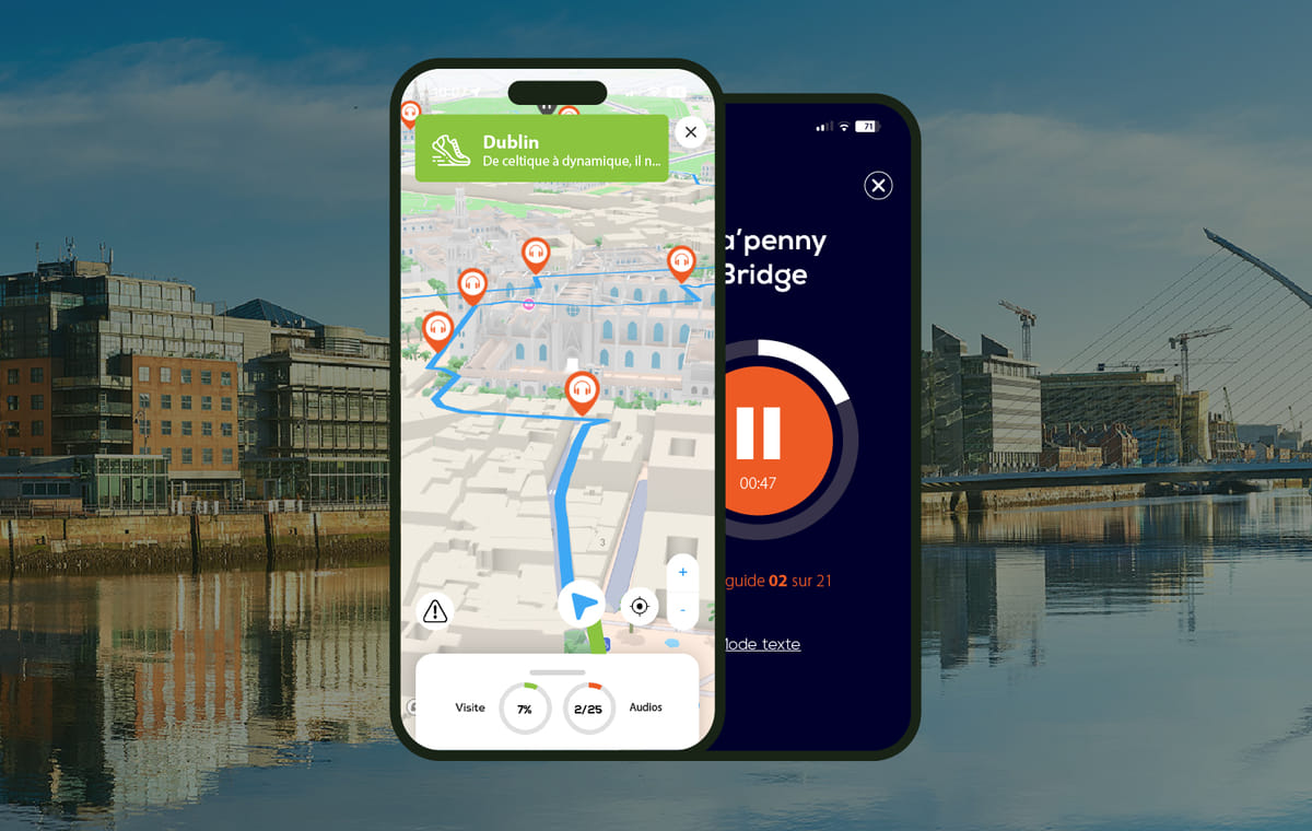 Dublin: Audio Guided Walking Tour (3:45 – 20 audio reviews)