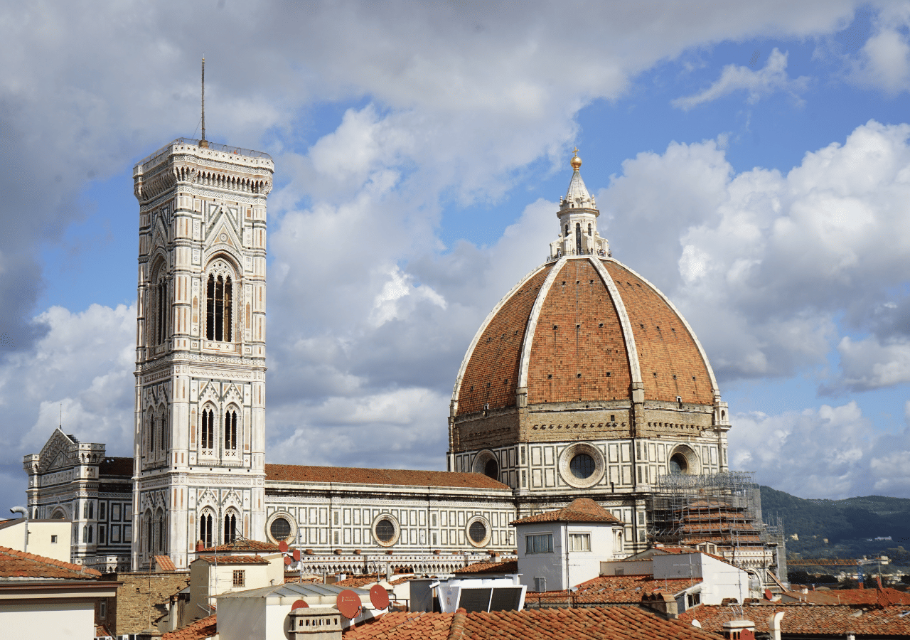 Panoramic view of Brunelleschi's Dome and Florence city centre 
