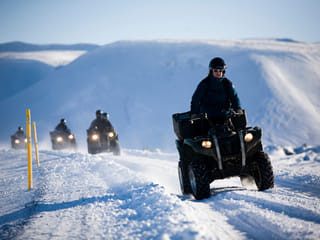 Winter ATV tours in Iceland