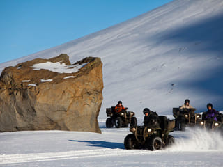 Winter day tours on ATVs in Iceland