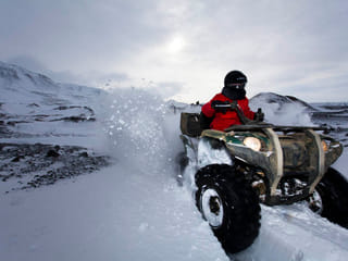 Winter day tours on ATVs in Iceland