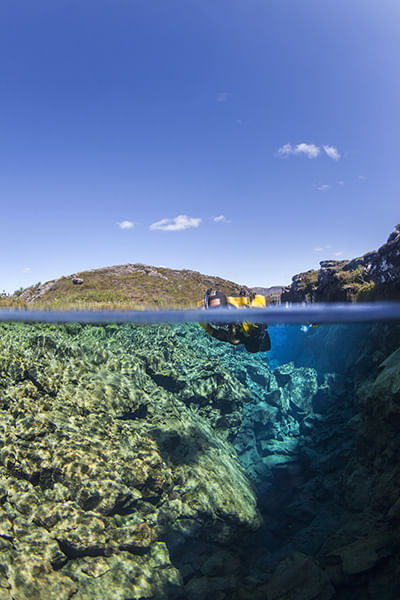 Snorkeling and Golden Circle Sightseeing Tour from Reykjavík. 