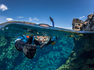 Snorkeling and Golden Circle Sightseeing Tour from Reykjavík.