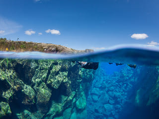 Snorkeling and Golden Circle Sightseeing Tour from Reykjavík.